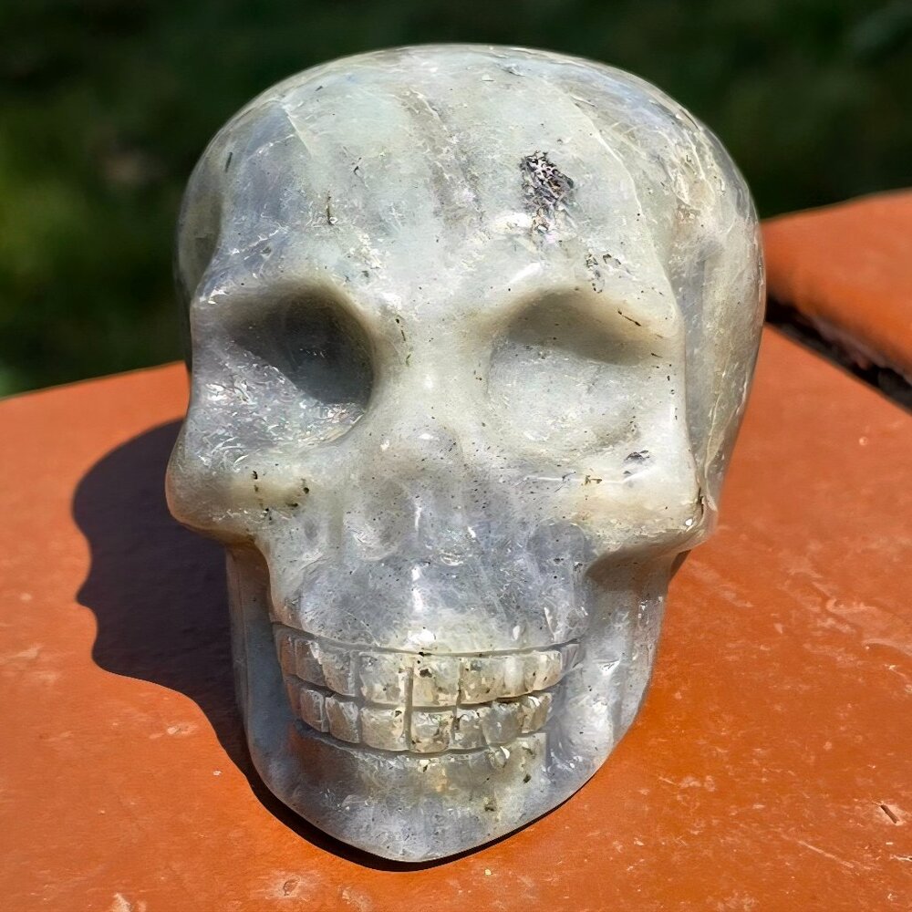 Labradorite Skull – Intuition • Transformation • Mystic Protection